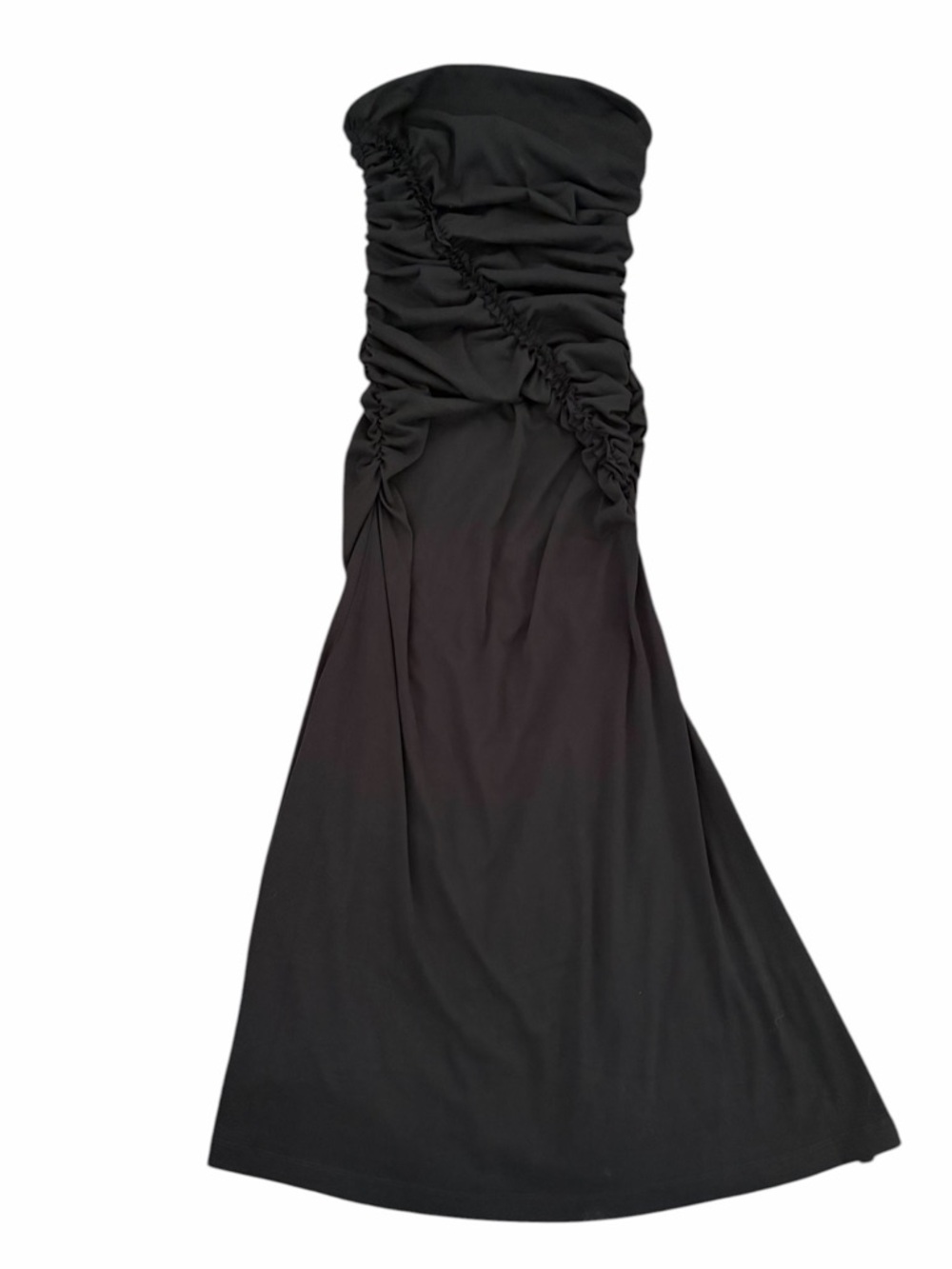 Anthropologie The Gabbie Strapless Ruched Tube Maxi Dress by Celandine Black XS - Picture 6 of 8